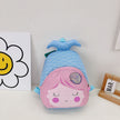 Kids Nylon Cartoon Animal Backpack – Embroidered, Lightweight, 4 Colours