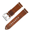 Discoloring Oil Wax Top Layer Cowhide Watch Strap