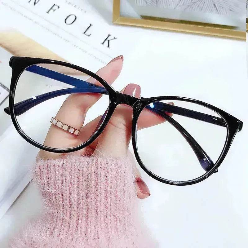 Large-frame Unisex Anti-blue Glasses For Men And Women With The Same Type Of Myopia Finished