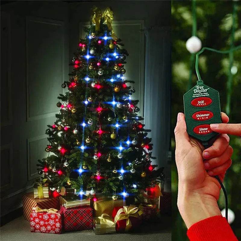 64 Light Dazzler Shower Tree Light Show Of Christmas Tree