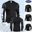 Men's Sports Quick-drying Long sleeve Workout Fitness T-shirt top