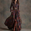 Large Size Women's Clothing French Retro Grid Slim Irregular Dress