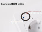 Smart WiFi Bluetooth Power Strip, 4 Outlets, 4 USB Ports, Voice Control, UK and EU Plug