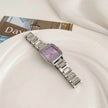 Retro Small Square Watch Female Steel Strap  Dress Watch