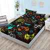 Fitted Sheet Duvet Cover Three-piece Gamepad Cool Mattress Cover