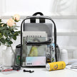 Clear PVC Transparent Backpack – Large Capacity Stadium Approved School & Travel Bag
