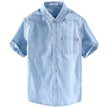 Summer Cotton Short Sleeve Denim Shirt For Men Classic All-matching Jeans