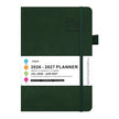 2026–2027 Weekly Monthly Planner Notebook – A5 Faux Leather Cover, 100gsm, Sewn Binding (7 Colours)