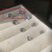 Magnetic Zircon Stud Earrings – No-Piercing Diamond Crystal Ear Clips (4mm, 5mm, 7mm, 8mm)