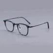 Pure Titanium Vintage Rectangle Crystal Transparent Myopia Glasses Reading  Unisex Spectacle Frame Designer Eyeglasses GMS806 Eyewear