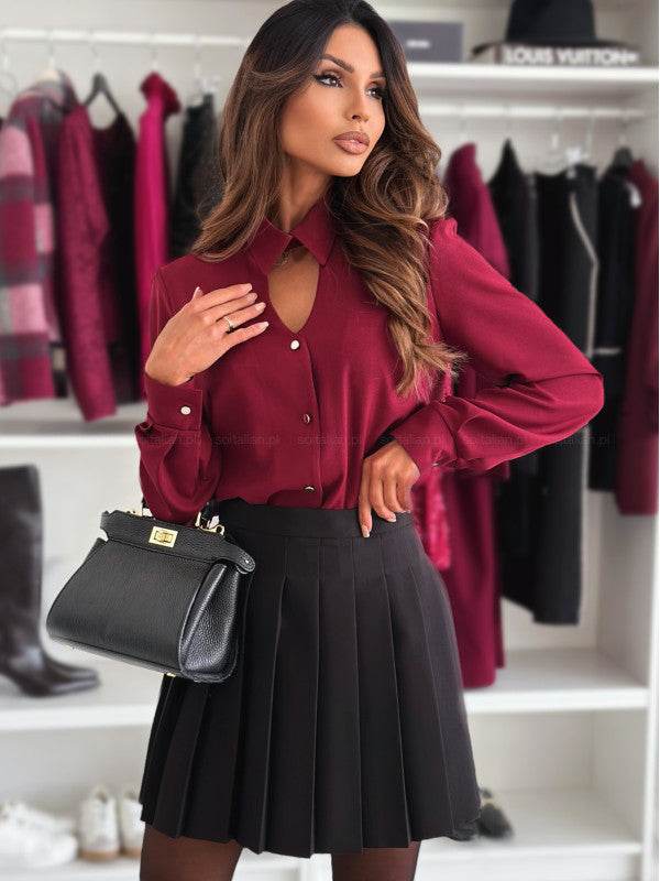 Elegant Fashion Button Long Sleeve business Office Formal Work Shirt For Women