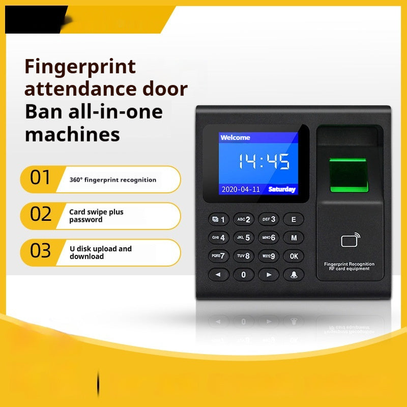 Fingerprint Access Control System with USB Flash Disk and Smart Door Lock