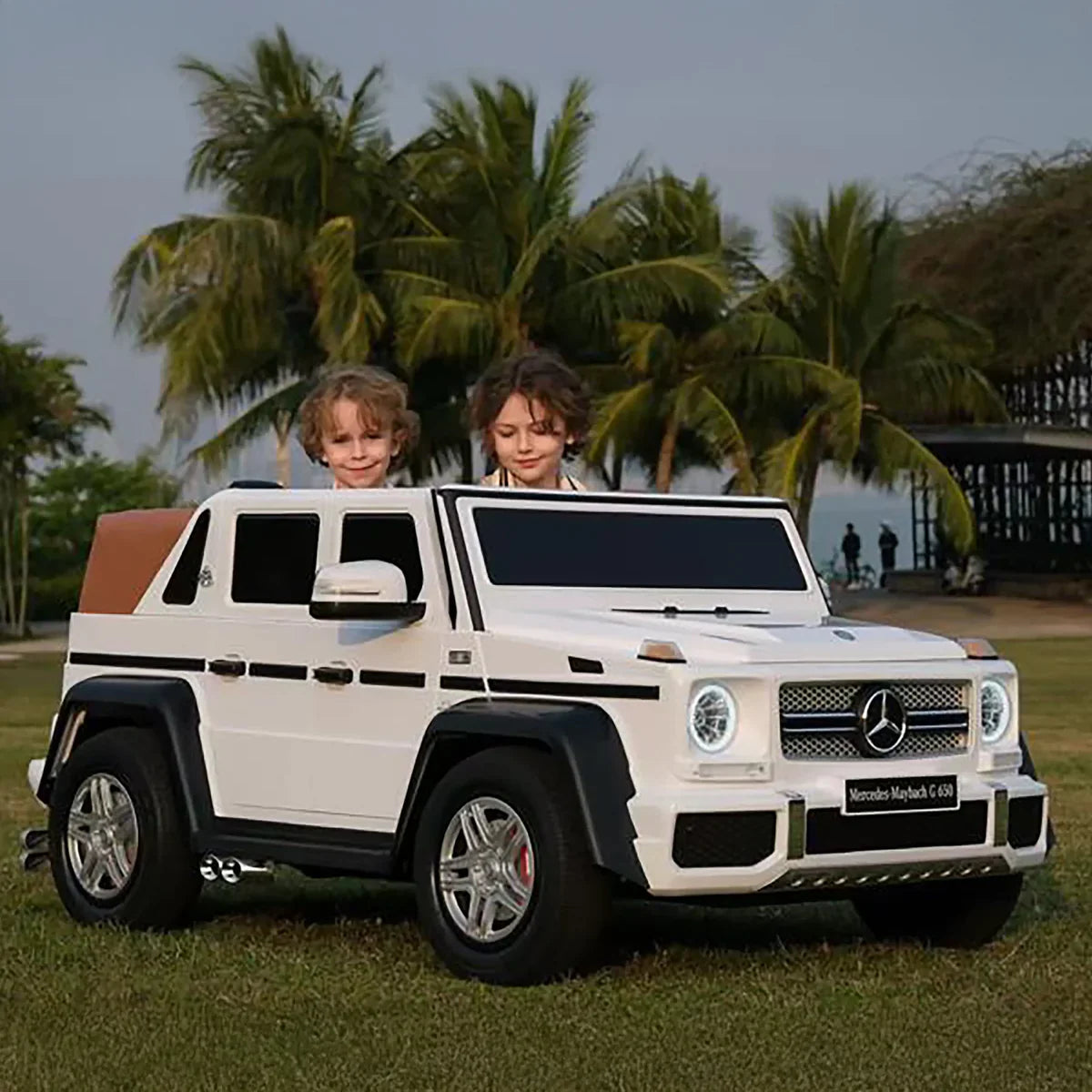 24V Mercedes Benz Maybach G650 XXL 2 Seater Ride On Car for Kids OR Adults