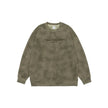 Retro heavy Oversized Crew neck Pullover sweatshirt for men