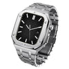 Premium Watch Strap & Protective Case – Modified Steel Strap Watch Accessory Kit