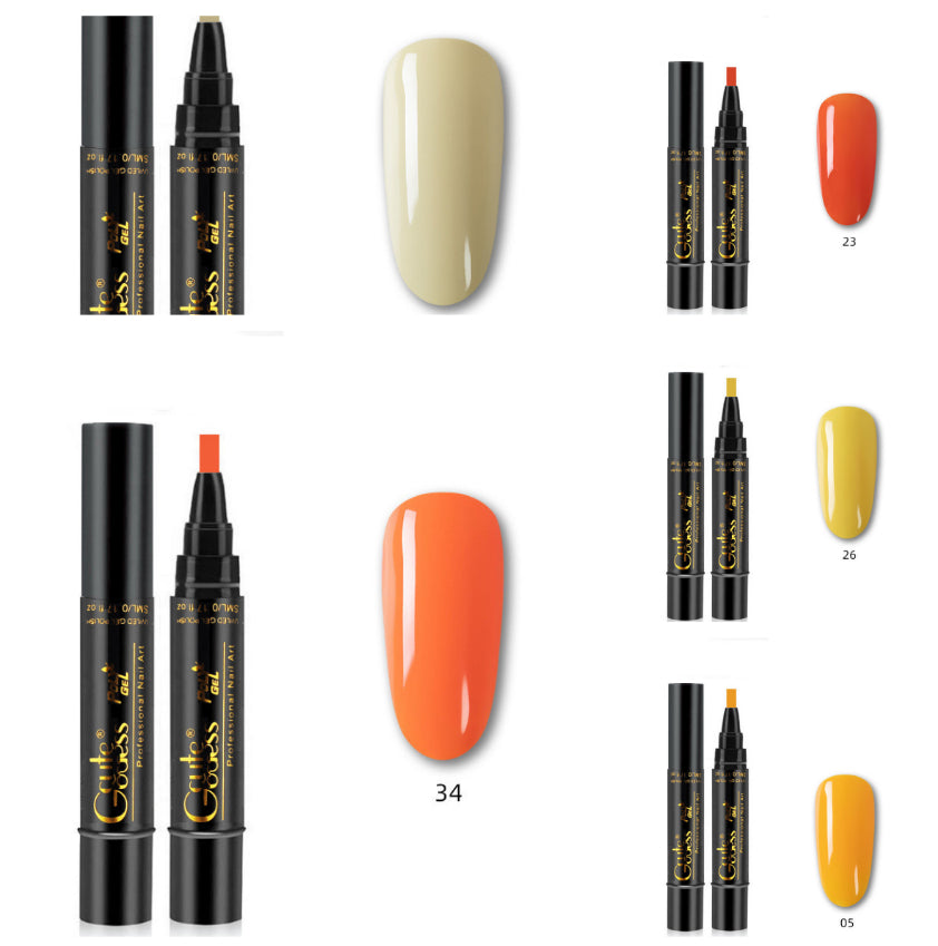 3-in-1 Nail Glue Pen – Gel, Magnet & French Manicure Tool (36 Colours + Sets)