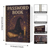 Witchy Password Book – A5 Spiral Notebook with Mystical Cover (Multicolour)