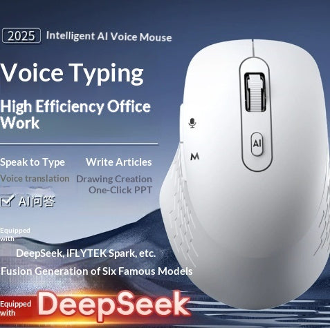AI Smart Voice Mouse – Wireless Bluetooth Mouse with Voice Typing and Translation Canada