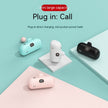 Mini Capsule Power Bank 5000mAh – Black, Pink, Green & White | Android, USB-C & Apple Cable