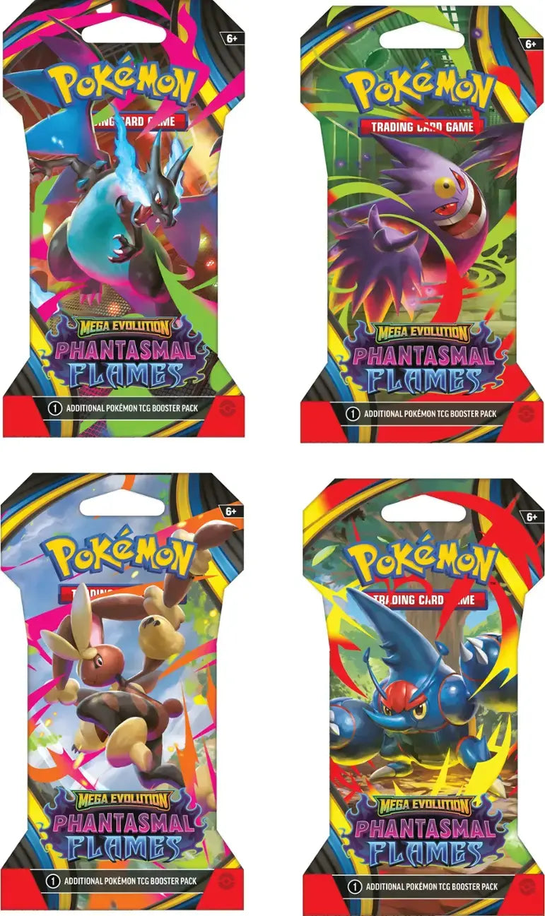Pokémon TCG - Mega Evolution - Phantasmal Flames - Sleeved Booster Pack