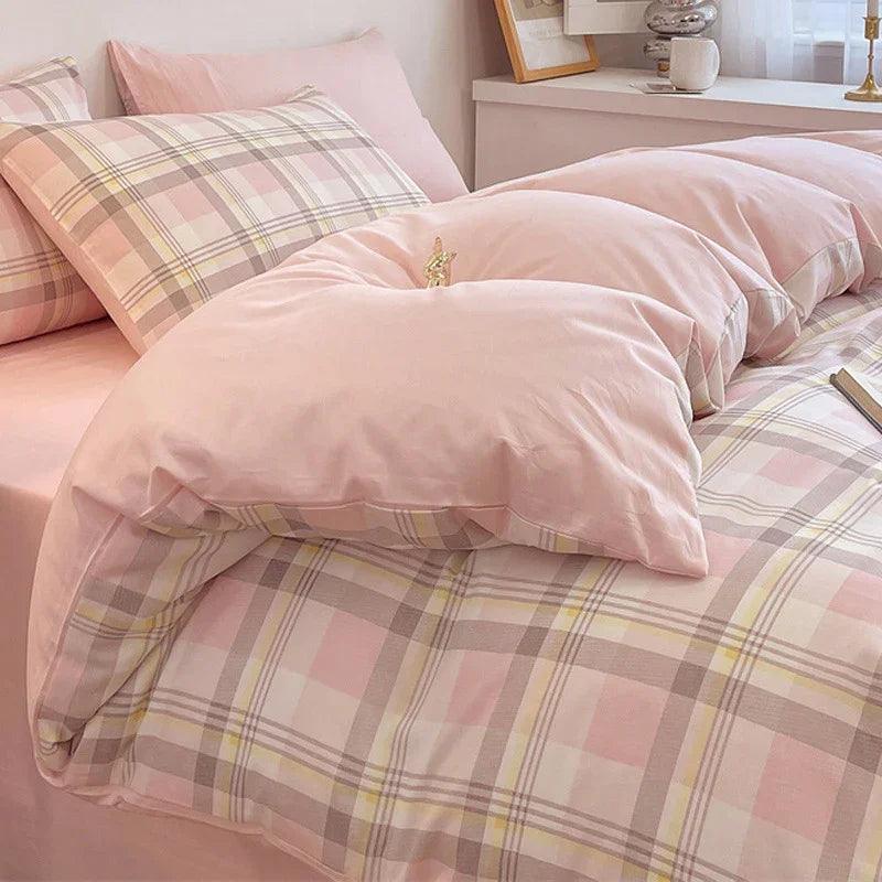 Pure Cotton Class A Four-piece Quilt Cover Household Pure Cotton Bed Sheet Duvet Cover