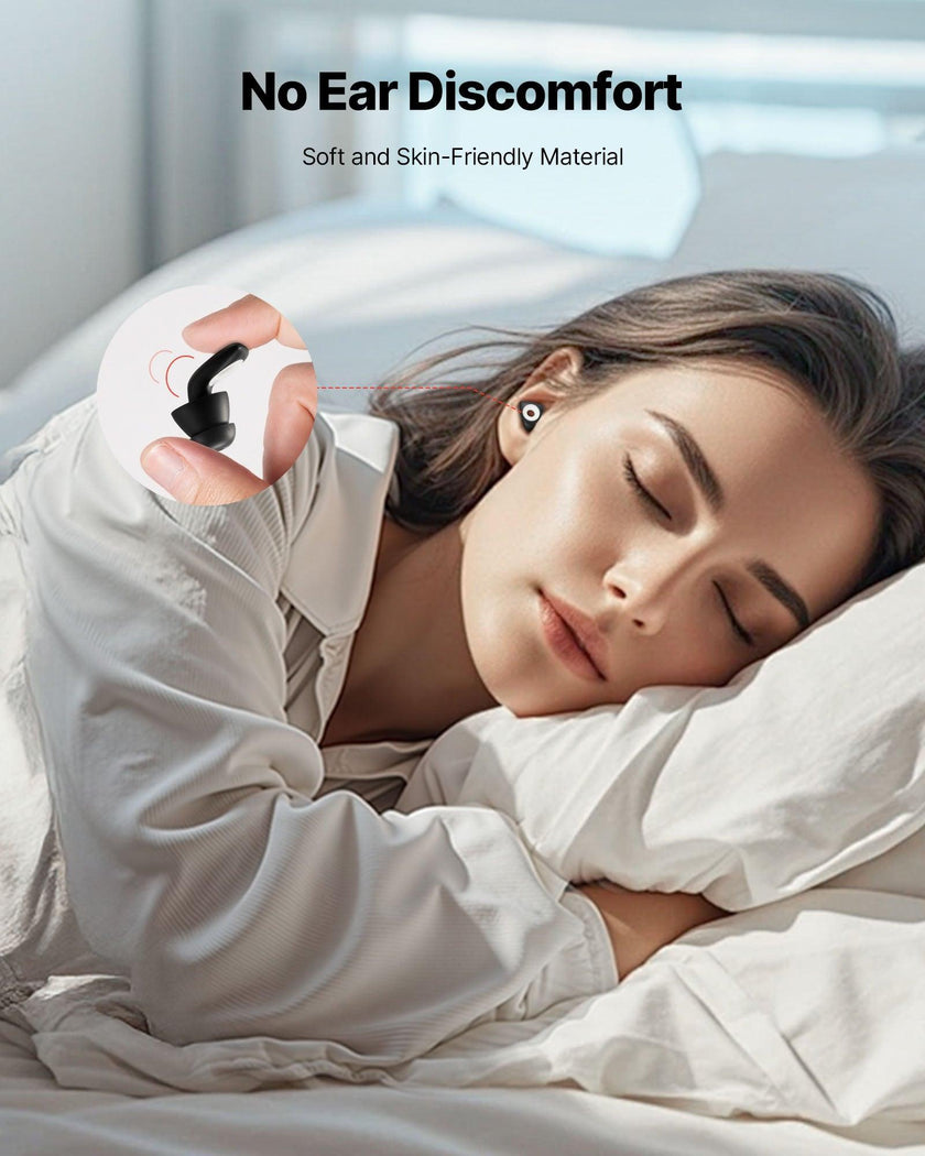 Ear Plugs for Sleeping Noise Cancelling Soft Silicone NRR 25dB Sleep Earplugs