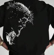 Couples Matching T-Shirts, Solid Black Casual Tee for Men and Women