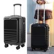 Hard Shell Carry On Luggage with Front Pocket – Lightweight Spinner Cabin Suitcase