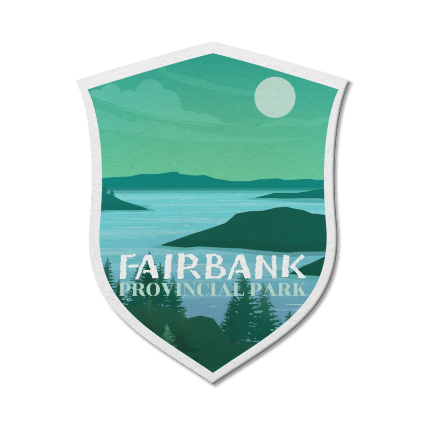 Fairbank Ontario Provincial Park Waterproof Vinyl Sticker, Canada Parks