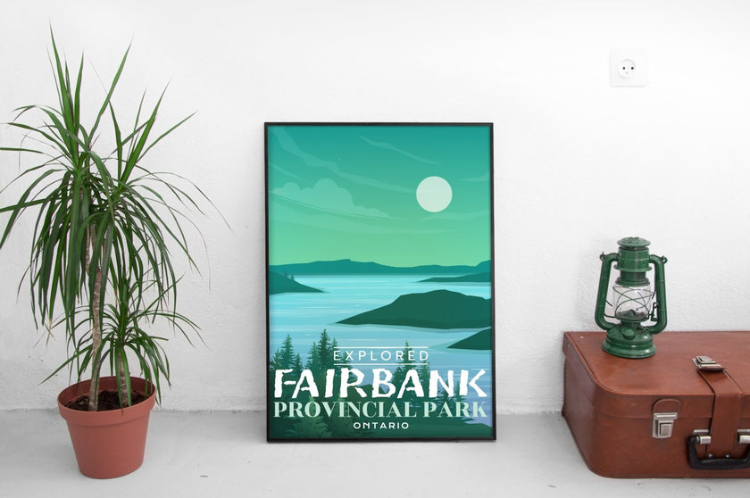 Fairbank Provincial Park 'Explored' Poster, Canada Parks