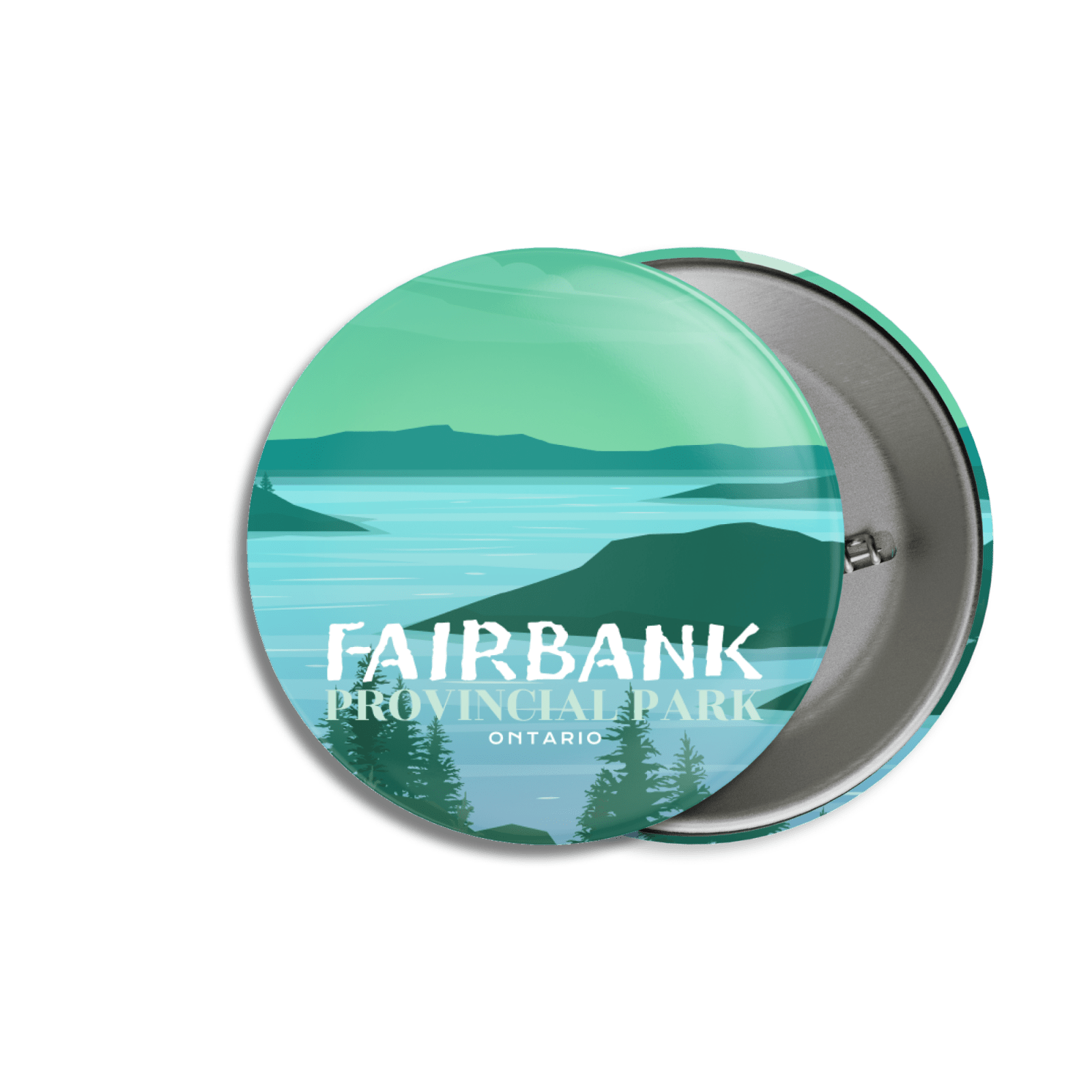 Fairbank Provincial Park of Ontario Pinback Button, Canada Parks
