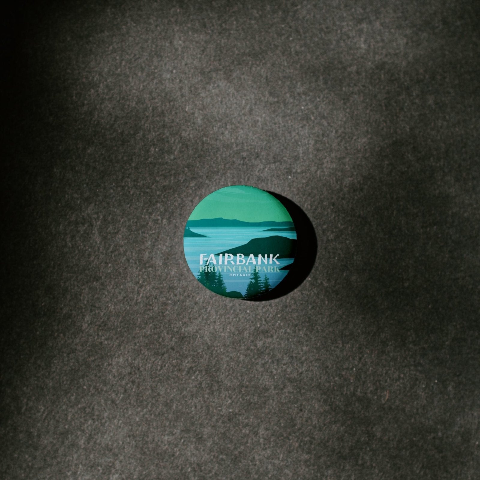 Fairbank Provincial Park of Ontario Pinback Button, Canada Parks