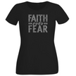 Faith Over Fear Rhinestone Shirt – Inspirational Sparkle Bling Tee | Blingdazzel