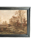 Fall Landscape | French Country Black Framed Art – 12” x 16”