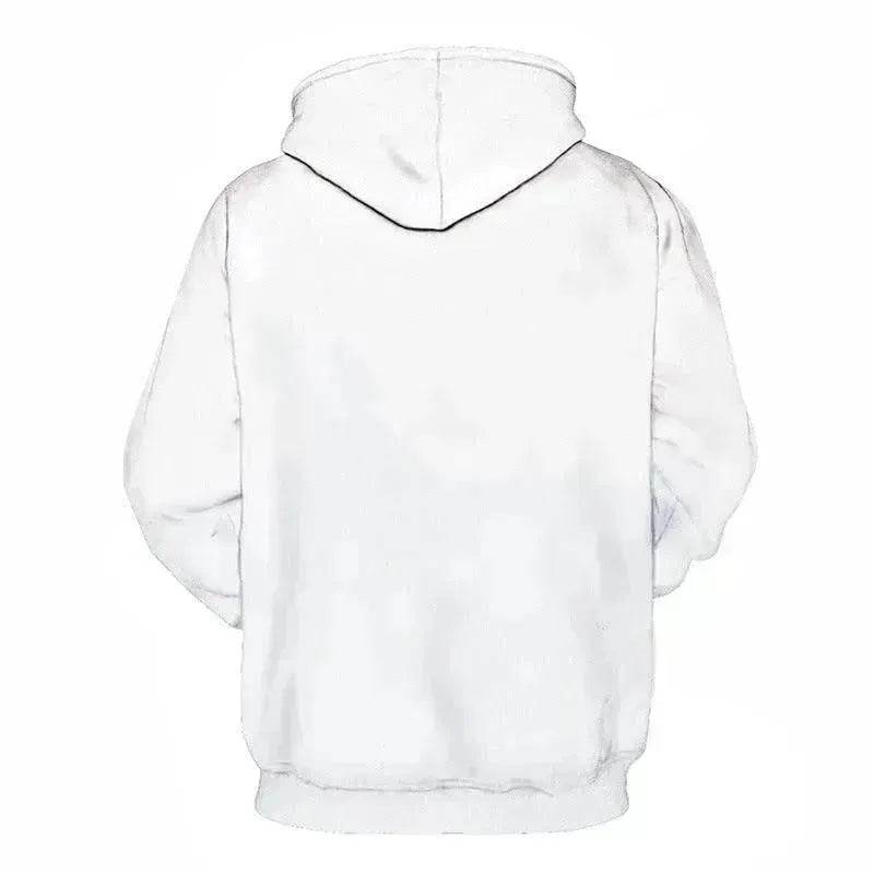 Fall Winter Mens Sweater Print Hoodie