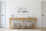 Family is Not an Important Thing Wood Sign