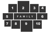 36″X24″ Collage Canvas Photo Family