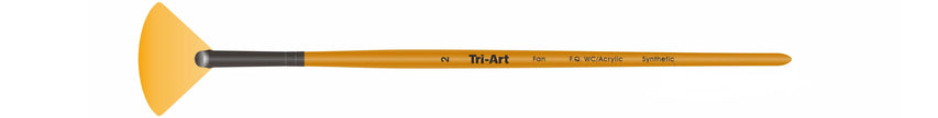 Tri-Art Artist Brushes - Short Synthetic - WC/Acryl - Fan - 2