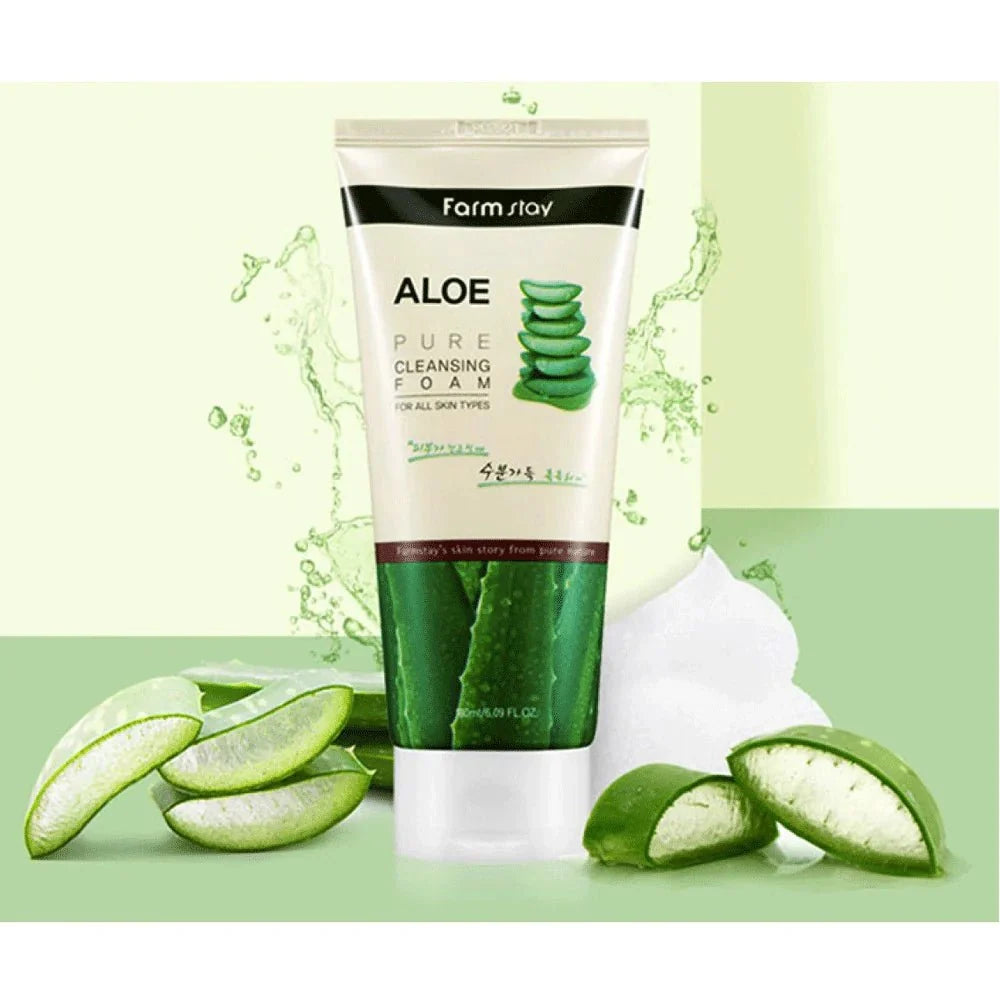 Farm stay Pure Cleansing Foam Aloe 180ml