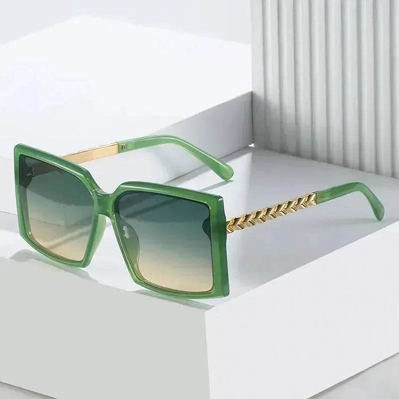 Fashion Box Simple Catwalk Light Luxury Sunglasses