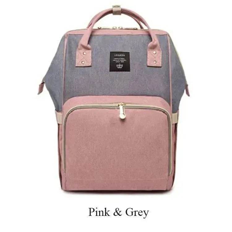 Fashion Brest feeding Mummy Maternity Nappy Bag Backpack Nappy Changing Bag Maternity Diaper Bag