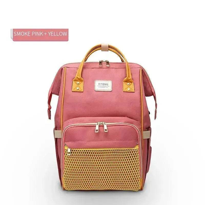 Fashion Brest feeding Mummy Maternity Nappy Bag Backpack Nappy Changing Bag Maternity Diaper Bag