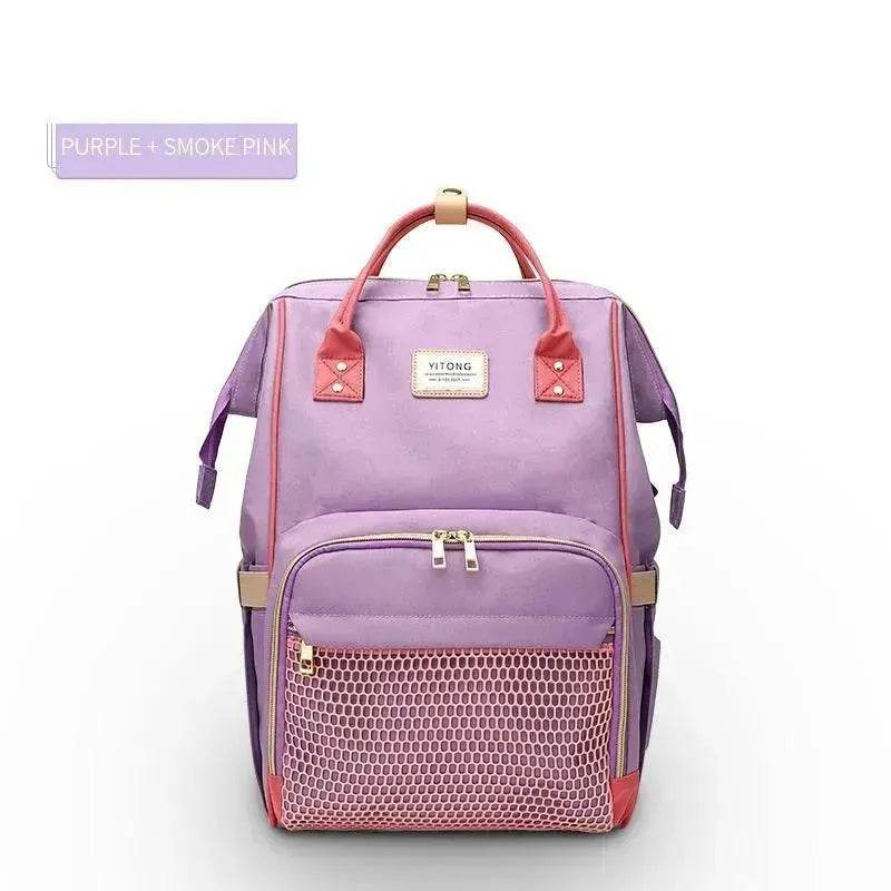 Fashion Brest feeding Mummy Maternity Nappy Bag Backpack Nappy Changing Bag Maternity Diaper Bag