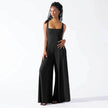 Fashion Casual Knitted Sling Wide-leg Jumpsuit