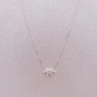 Fashion Jewelry Minimalist Shining Flower Petal Necklace For Women Girls Lotus Flower Pendant Necklace Female Party Anniversary Jewelry Gift