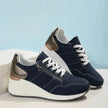 Women's Lace-Up Sneakers – Thick Sole Sport Shoes