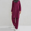 Fashion Large Size Middle East Two-piece Casual Outfit set