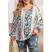 Fashion Loose Printed Long-sleeved Top Women