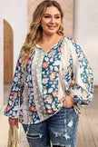 Fashion Loose Printed Long-sleeved Top Women