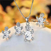 Rhinestone Turtle Pendant Necklace Set – Zircon Crystal Animal Jewellery for Women & Girls | 16 Colours
